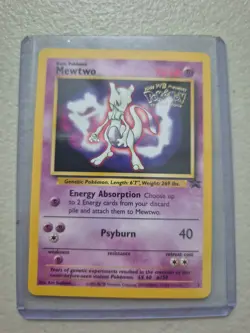 Mewtwo Promo 3 Holo Pokemon The First Movie Vintage 1999 WOTC Card - Image 1