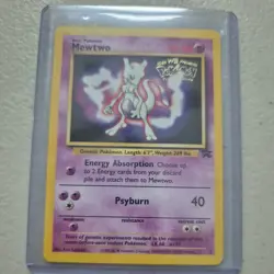 Mewtwo Promo 3 Holo Pokemon The First Movie Vintage 1999 WOTC Card - Image 3