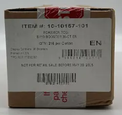 Pokemon TCG English SV10 Destined Rivals Booster Box Case Sealed #2 - Image 1