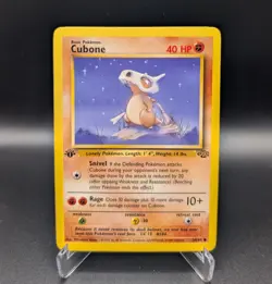 Cubone - 1st Edition - 50/64 Jungle - NM - Pokemon TCG WOTC - Image 1