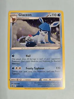 2022 Glaceon SWSH192 - Cosmos Holo Sword & Shield Black Star Promo - NM Pokemon - Image 1