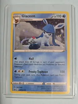 2022 Glaceon SWSH192 - Cosmos Holo Sword & Shield Black Star Promo - NM Pokemon - Image 2
