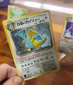 VTG Japanese Pokemon DARK DRAGONITE, Dark Dragonair & Dratini NEVER PLAYED!!! - Image 5
