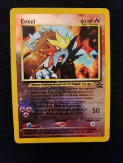 Pokemon TCG Entei Wizards Black Star Promos 34 Holo Promo Promo - Image 1