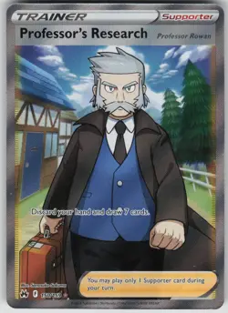 Pokemon TCG Professor's Research (Full Art) Ultra Rare Crown Zenith 150/159 - Image 1