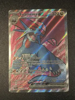 Pokemon TCG Journey Together Salamence EX 177/159 Holo Ultra Rare - Image 1