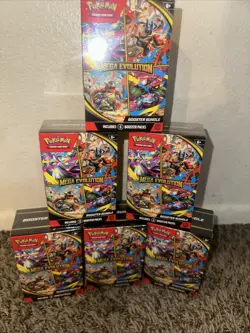 Pokemon TCG - Mega Evolution Booster Bundle - Brand New Lot Of 6/ Factory Sealed - Image 1