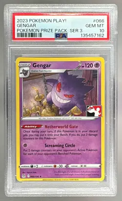 135457162 Gengar 2023 Pokemon PLAY! Series 3 Prize Promo PSA 10 - Image 1