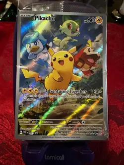 Sealed Promo Pikachu SVP 027 Paldea Evolved ETB Pokemon - Image 2
