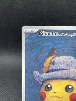 Pokemon TCG Pikachu with Grey Felt Hat 085 Sv Promo 60HP Basic Promo - Image 3