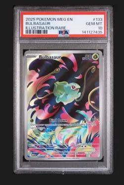 Pokemon Bulbasaur Mega Evolutions Illustration Rare #133 PSA 10 Gem Mint - Image 1