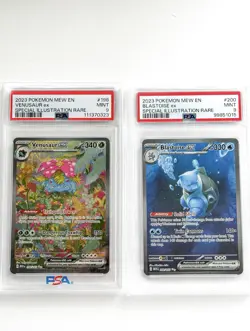 Pokemon Blastoise EX & VENUSAUR EX PSA GRADED HOLO LOT 2023 - Image 1