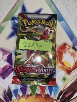 VERY HEAVY 22.59g Scarlet And Violet Base Pokemon TCG Booster Pack - Image 2