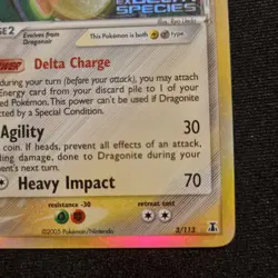 Dragonite Reverse Holo Stamped EX Delta Species 3/113 Pokemon TCG - NM - Image 5