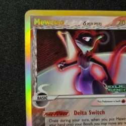 Mewtwo 12/113 Delta Species Reverse Holo Pokemon TCG - NM - Image 3