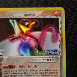 Mewtwo 12/113 Delta Species Reverse Holo Pokemon TCG - NM - Image 4