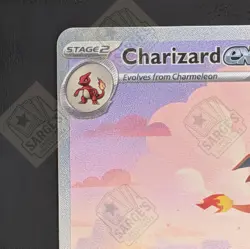 Pokemon TCG Charizard EX 199/165 Scarlet & Violet 151 Special Illustration Rare - Image 3