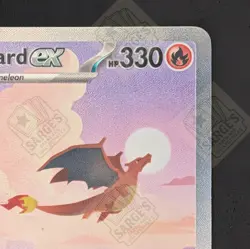 Pokemon TCG Charizard EX 199/165 Scarlet & Violet 151 Special Illustration Rare - Image 4