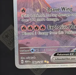 Pokemon TCG Charizard EX 199/165 Scarlet & Violet 151 Special Illustration Rare - Image 5