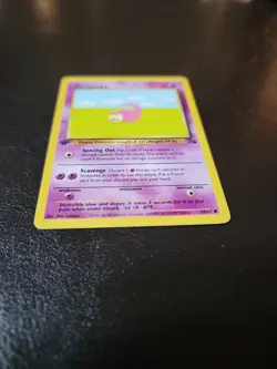 Pokemon Fossil Set 1st Edition Regular Finish Slowpoke 56/62 NM-MT OC484 - Image 2