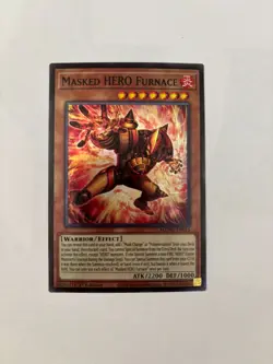 Masked HERO Furnace - MZMU-EN015 - YUGIOH - Super Rare - 1st EdITION - NM - Image 1