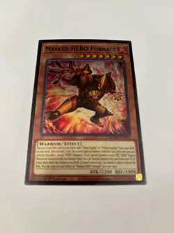 Masked HERO Furnace - MZMU-EN015 - YUGIOH - Super Rare - 1st EdITION - NM - Image 2