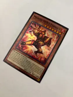 Masked HERO Furnace - MZMU-EN015 - YUGIOH - Super Rare - 1st EdITION - NM - Image 3