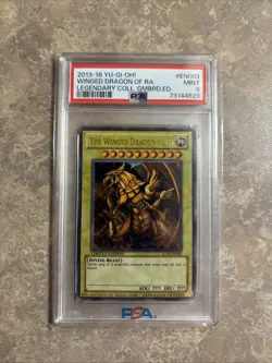 The Winged Dragon of Ra LC01-EN003 Yu-Gi-Oh Legendary Collection PSA 9 MINT - Image 1
