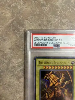 The Winged Dragon of Ra LC01-EN003 Yu-Gi-Oh Legendary Collection PSA 9 MINT - Image 2