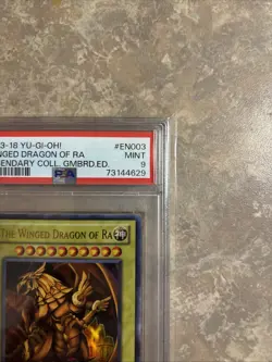 The Winged Dragon of Ra LC01-EN003 Yu-Gi-Oh Legendary Collection PSA 9 MINT - Image 3