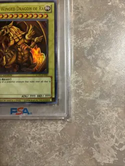 The Winged Dragon of Ra LC01-EN003 Yu-Gi-Oh Legendary Collection PSA 9 MINT - Image 4