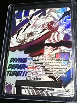 One Piece TCG Carrying On His Will Divine Departure (Alternate Art) OP13-076 - Image 2