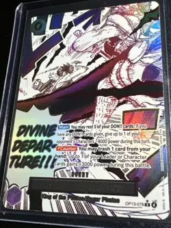 One Piece TCG Carrying On His Will Divine Departure (Alternate Art) OP13-076 - Image 3