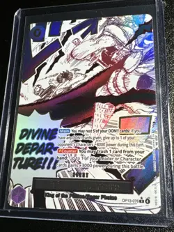 One Piece TCG Carrying On His Will Divine Departure (Alternate Art) OP13-076 - Image 5