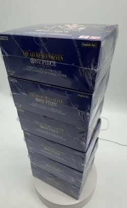 Lot of (6) One Piece TCG EN OP14-EB04 The Azure Sea's Seven Booster Boxes SEALED - Image 2