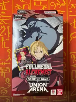 UNION ARENA TCG FULLMETAL ALCHEMIST STARTER DECK UE09ST NEW/SEALED US IMPORT - Image 1
