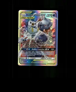 Fan-Art READ DESCRIPTION BELOW HOLO Piplup Card BLASTOISE Pokemon Card p3 - Image 1