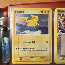 The Pokemon Company Pikachu 12/17 POP Series 5 Holo Common 50HP 2007 Card - Image 1