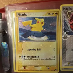 The Pokemon Company Pikachu 12/17 POP Series 5 Holo Common 50HP 2007 Card - Image 3