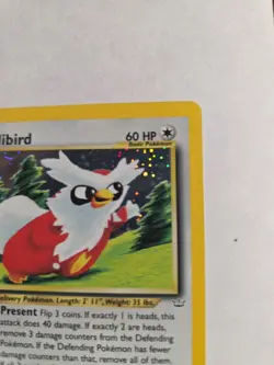 Pokemon TCG Cards Delibird 5/64 Neo Revelation Holo Rare Clean Great shape LOOK - Image 2