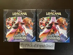 (2) Disney Lorcana Trading Card Game Rise of the Floodborn Illumineer’s Trove - Image 1