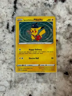 SEALED Special Delivery Pikachu SWSH074 Promo Card ! - Image 1