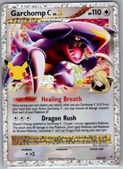 Garchomp C LV.X 145/147 Celebrations: Classic Collection - Pokemon Card - NM - Image 1