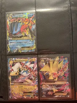 Pokemon 3 Card Lot M Swampert EX Promo M Ampharos EX 28 M Manectric EX Promo Eng - Image 3