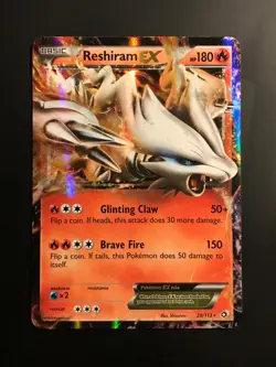 Reshiram EX 29/113 - Black & White: Legendary Treasures- Pokemon Card LP - Image 1
