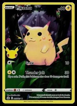 Pokemon Card - Pikachu Celebrations 005/025 Holo Rare - Image 1