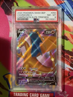Charizard V SWSH050 SWSH: Sword & Shield Promo Cards Holo - PSA 8 - Image 1