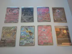 Pokemon TCG 151 UPC Promo Cards Lot. Zapdos ex, Pikachu, Mew, Mewtwo, NM - Image 1