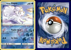 Alolan Vulpix 27/147 Reverse Holo Burning Shadows Pokemon Card - Image 1