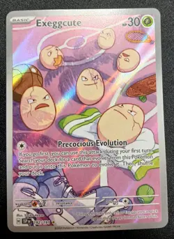 🔥 Pokemon Card TCG - Exeggcute 192/191 Illustration Rare Surging Sparks NM+ 🔥 - Image 1